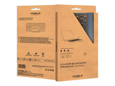Mobilis : UNIVERSAL FRENCH BLUETOOTH KEYBOARD - BLUE fr