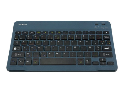 Mobilis : UNIVERSAL FRENCH BLUETOOTH KEYBOARD - BLUE fr