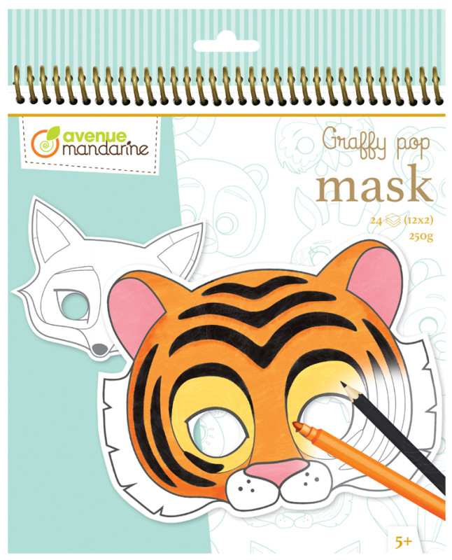 avenue mandarine Maskenmalbuch 