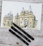 uni-ball Feutre technique PIN 05200 B, bleu