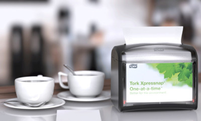 TORK Xpressnap Servietten-Tischspender, weiß
