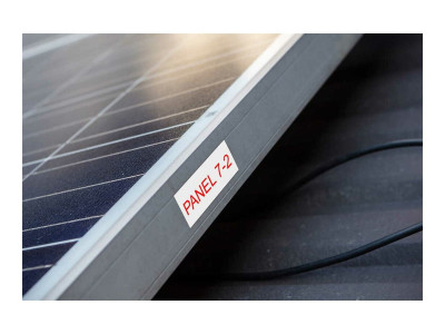 Brother : TZE-262 RED ON WHITE