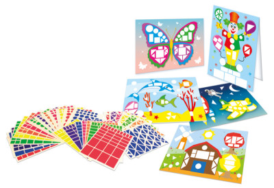 Joustra Tableaux de gommettes STICKER BOARDS, 33 pièces