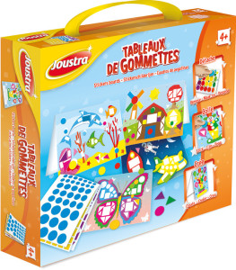 Joustra Tableaux de gommettes STICKER BOARDS, 33 pièces