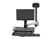 Ergotron : SV COMBO ARM WORKSURFACE PRE-CONFIG SMALL CPU HOLDER
