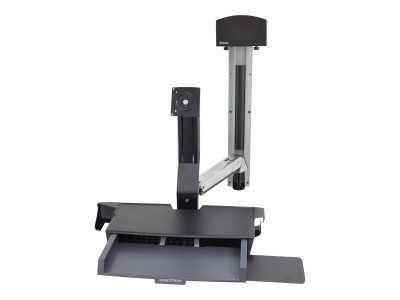 Ergotron : SV COMBO ARM WORKSURFACE PRE-CONFIG SMALL CPU HOLDER