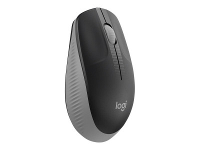 Logitech : M190 FULL-SIZE WIRELESS MOUSE MID GREY EMEA