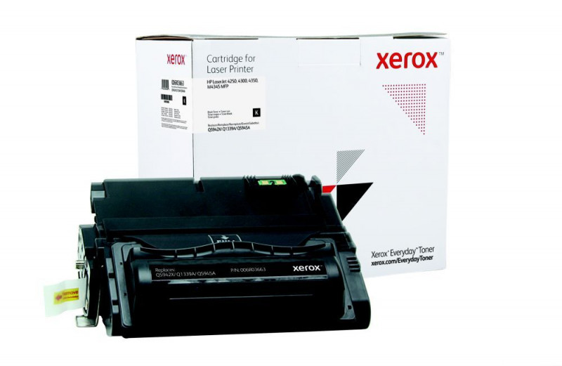 Xerox Everyday Toner Black cartouche équivalent à HP 42X / 39A / 45A - Q5942X/ Q1339A/ Q5945A - 20000 pages