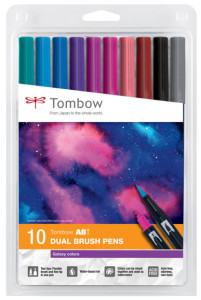 Tombow Feutre double pointe DUAL BRUSH PEN ABT, Galaxy