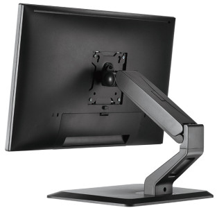 LogiLink Touchscreen-Monitorarm mit Standfuß, schwarz