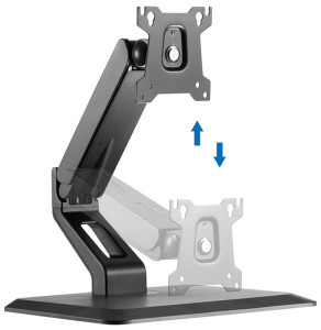 Bras pour écran tactile LogiLink avec support, noir
