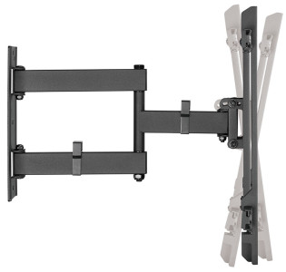 LogiLink Support mural pour TV Full Motion, 81,28 - 177,80cm