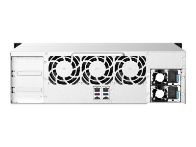 Qnap : TS-1673AU-RP-16G 3U 16BAY2.2GHZ QC 16GB DDR 4 2X 2.5GBE 2X 550W