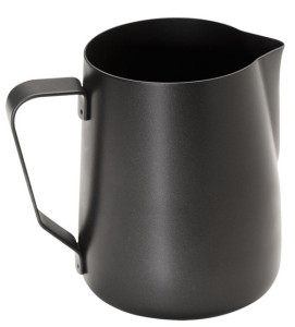 Pot à lait/pot multifonction APS, acier inoxydable noir, 0,35 l