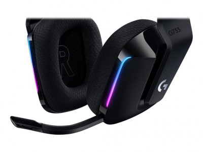 Logitech : G733 LIGHTSPEED WIRELESS RGB GAMING HEADSET BLACK EMEA
