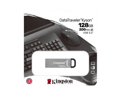 Kingston : 128GB USB3.2 DATATRAVELER KYSON GEN 1