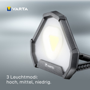 VARTA Lampe de travail rechargeable Work Flex Stadium Light