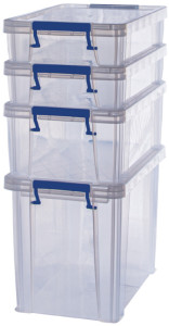 Fellowes Boîte de rangement ProStore Bonus Set 5, set de 4