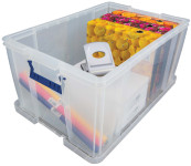 Fellowes Boîte de rangement ProStore, 70 litres, transparent Fellowes Boîte de rangement ProStore, 70 litres, transparent