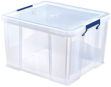 Fellowes Boîte de rangement ProStore, 48 litres, transparent