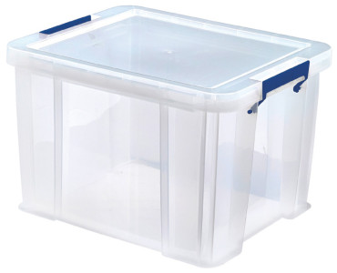 Fellowes Boîte de rangement ProStore, 36 litres, transparent