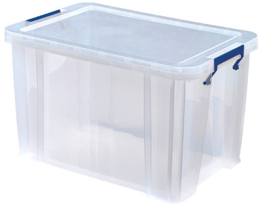 Fellowes Boîte de rangement ProStore, 26 litres, transparent