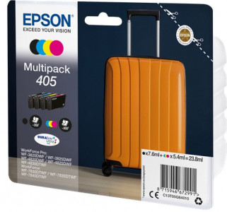 Epson 405 Multipack de 4 Cyan Magenta Jaune 300 pages Noir 350 pages