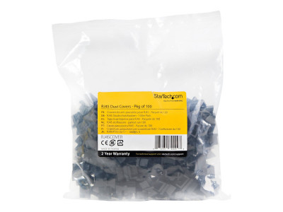 Startech : 100 RJ45 DUST COVERS RESUABLE RJ45 BLANKING PLUG/DUST CAP
