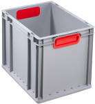 Boîte de rangement allit ProfiPlus EuroBox 422, gris/rouge Boîte de rangement allit ProfiPlus EuroBox 422, gris/rouge