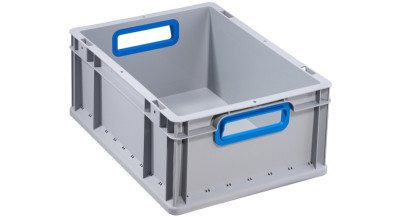 allit Aufbewahrungsbox ProfiPlus EuroBox 412, grau/blau