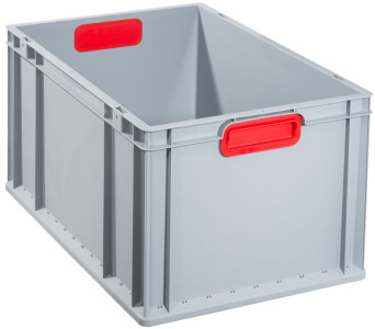 Allit Bac ProfiPlus EuroBox 617, gris/rouge