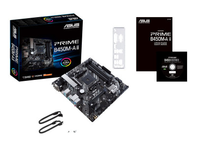 Asustek : PRIME B450M-A II ATX +2GLN+U3.2+M2 SATA6+4XDDR8 (ryzen)