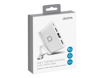 Dicota : USB-C PORTABLE DOCKING 4-IN-1 avec HDMI