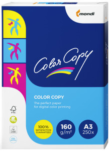 mondi Papier multifonction Color Copy, A3, 90 g/m2, blanc