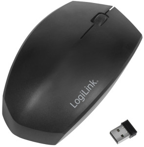 LogiLink Souris optique sans fil, noir