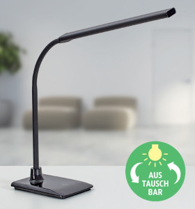 MAUL Lampe de table LED MAULpirro, avec socle, noir