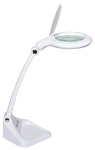 MAUL Lampe loupe LED MAULiris, dimmable, noir