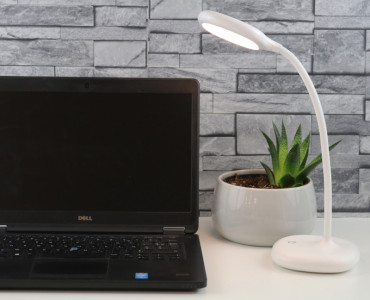 UNiLUX Lampe de bureau à LED GALY 1800, dimmable, blanc