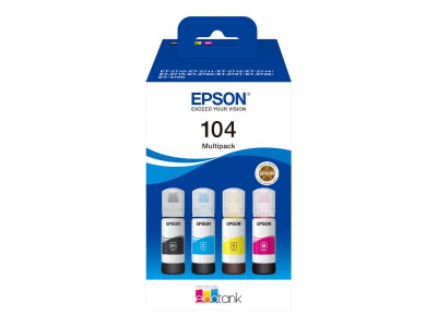 Epson : 104 ECOTANK 4-COLOUR MULTIpack