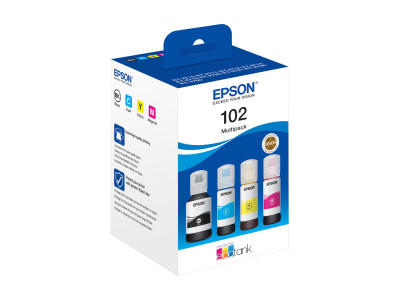 Epson 102 Multipack des 4 couleurs : noir, jaune, cyan, magenta