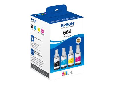 Epson : 664 ECOTANK 4-COLOUR MULTIpack