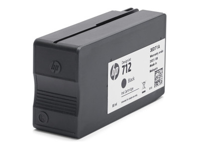 HP : HP 712 80-ML BLACK DesignJet cartouche encre