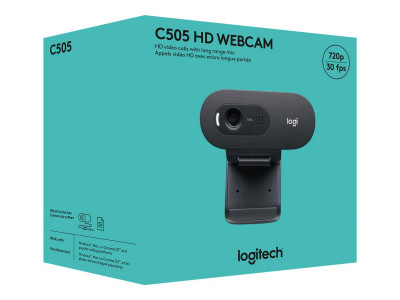 Logitech : C505 HD WEBCAM BLACK EMEA