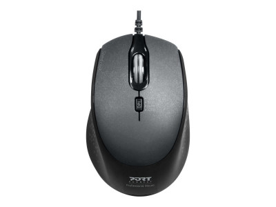 Port Technology : MOUSE OFFICE PRO SILENT WIRED BLACK