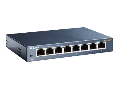 TP-Link : 8-PORT METAL GIGABIT SWITCH 5 10/100/1000M RJ45 PORTS