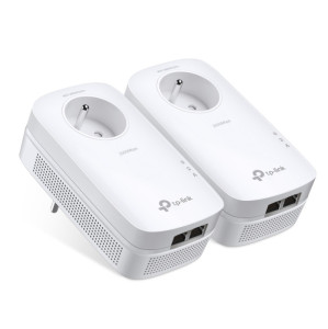 TP-Link TL-PA9025P KIT - Kit de 2 CPL AV2000 - 2 ports Ethernet Gigabit avec prise gigogne (FR)