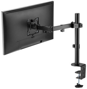DIGITUS Support écran simple universel, fixation par serrage