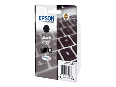 Epson 407 Cartouche d'encre Noir 2600 pages pour WF-4745