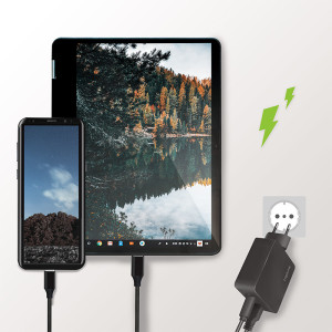 LogiLink Chargeur secteur USB,USB-C PD&1x USB-A Quick Charge