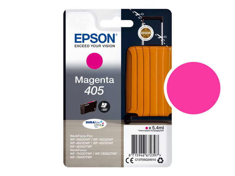 Epson 405 Cartouche d'encre Magenta 300 pages